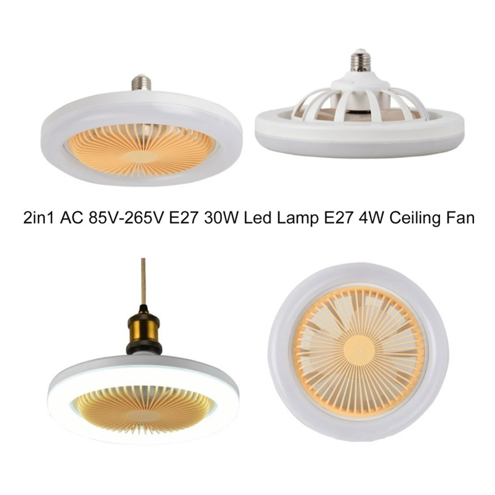 Dimmable Ceiling Fan Lamp With Remote Control Fan Lamp Modern Bedroom Decorative E27 Ceiling Electric Ventilator