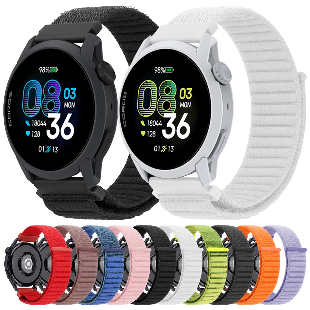 Versatile Nylon Loop Strap, 20mm/22mm - Universal Fit Watch Band Accessory