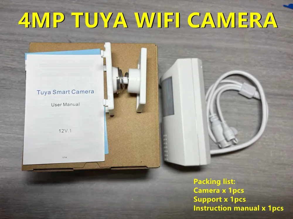 Tuya 6mp Mini wifi Camera IP 4MP PIR Stijl Indoor Onvif Ingebouwde Audio TF-kaartsleuf IPC Vision 48 stks 940nm IR LED Slimme Beveiliging