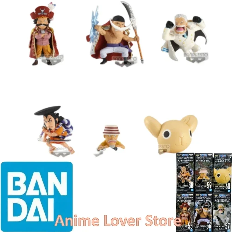 

Bandai Banpresto Original One Piece WCF WT100 VO.10 Roger Edward Newgate Garp Oden Son chou Merry Anime Figures Toys for Kids