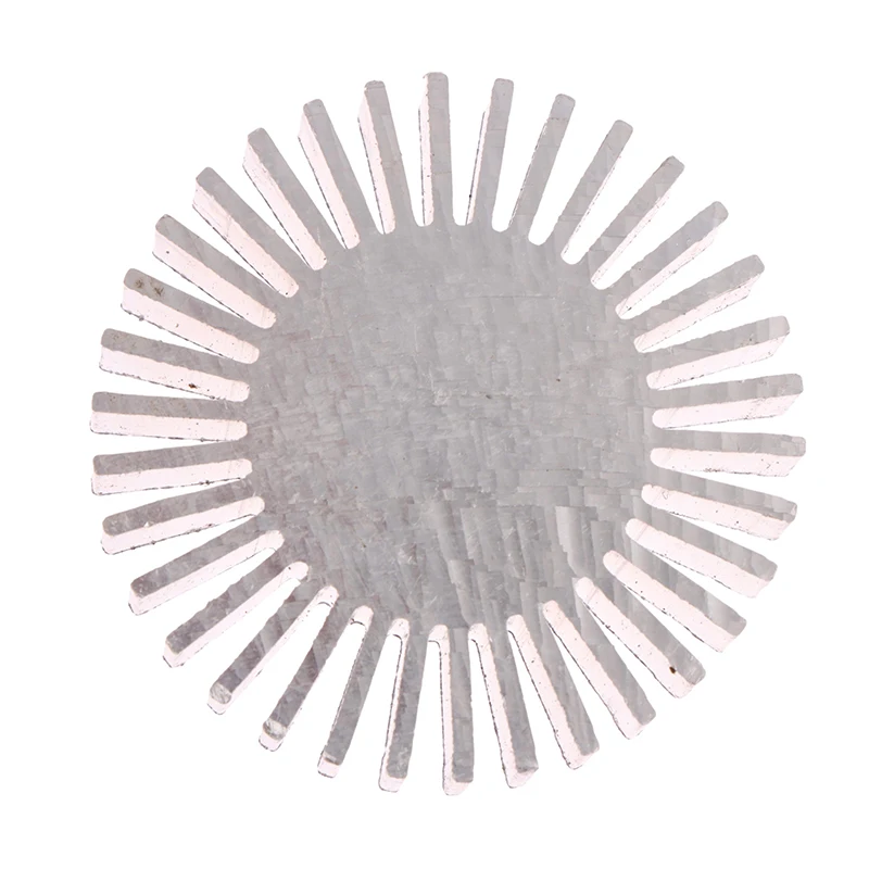 Description Picture 6 of item1pc COB Radiator Diameter 50mm 3~7W High Power Led Heatsink Sunflower Solid Radiator Round Alloy Aluminum