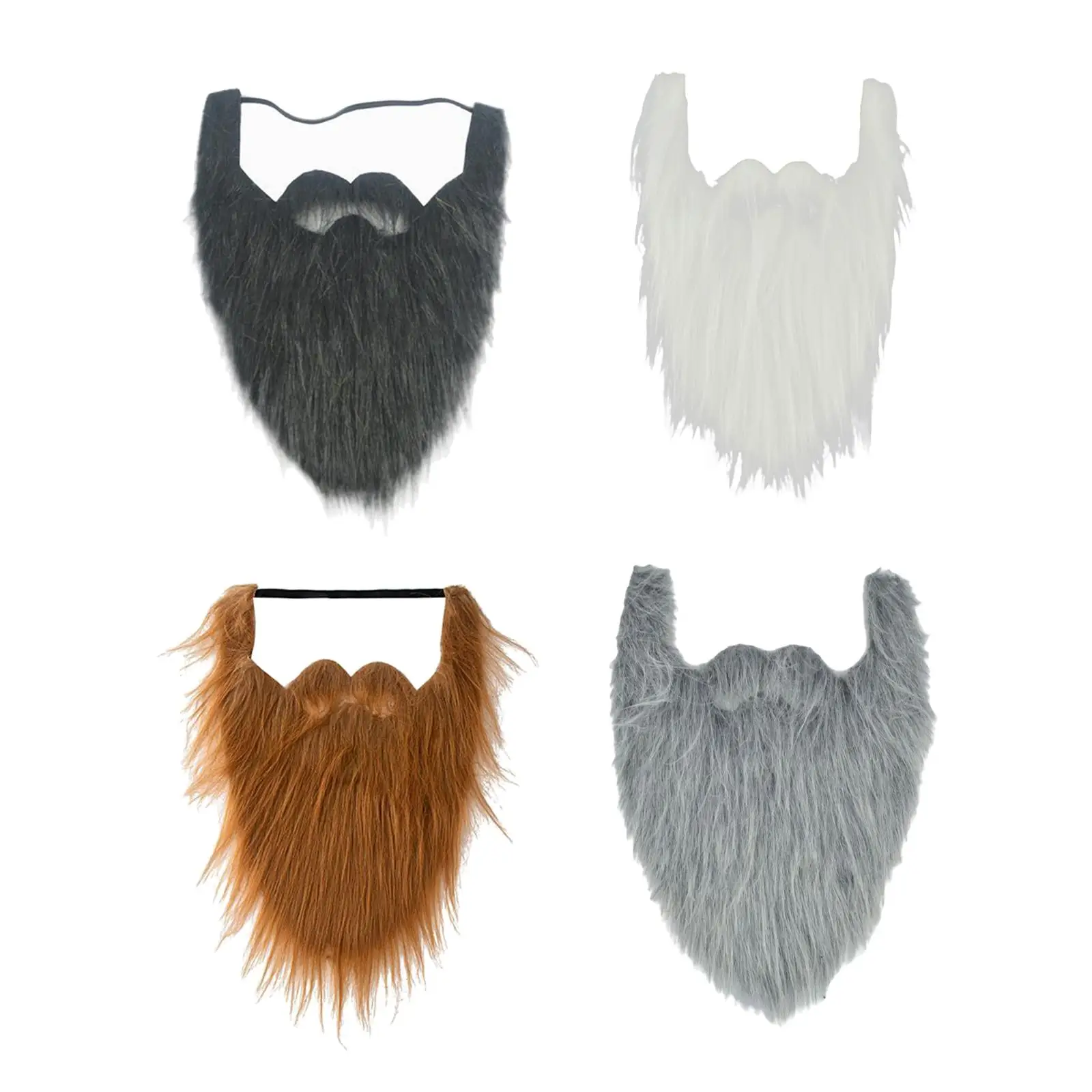 

Long False Beard Costume Party Supplies Women Men Kids Mustaches Facial Hair