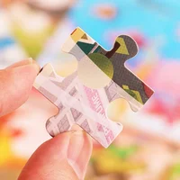 Economy 30piece Montessori 3D Puzzle Cartoon Animal Wooden Jigsaw Puzzle Board Game Educational Toys For Children Gifts 4