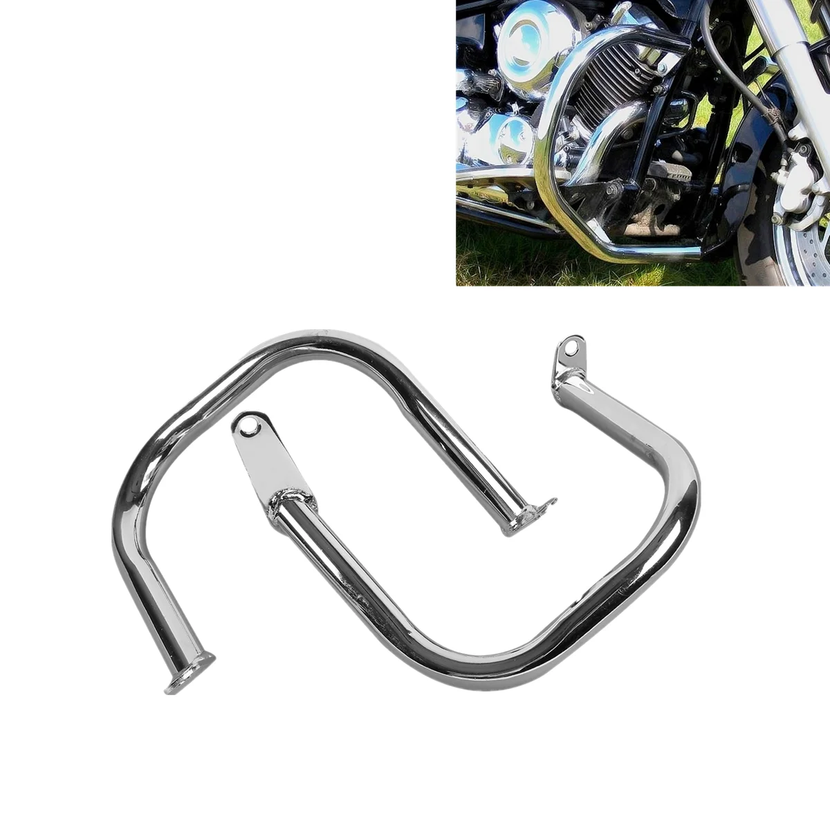 Moto Engine Guard Highway Crash Bar Per Yamaha Dragstar 650 Vstar 650 Custom 1997-2012 Vstar 400 Classic 1998-2016 2011 10