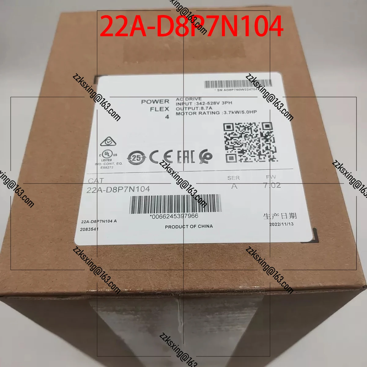

Новый оригинальный сервопривод 22A-D8P7N104