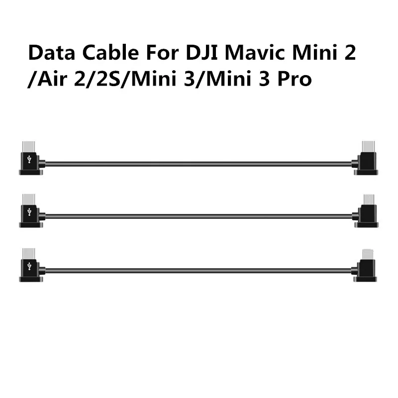 Cable de datos para Dron DJI RC-N1 Mavic 3/Ari 2/2S/Mini 2/MINI 3/3 PRO, microadaptador tipo C, conector de Cable para tableta y teléfono