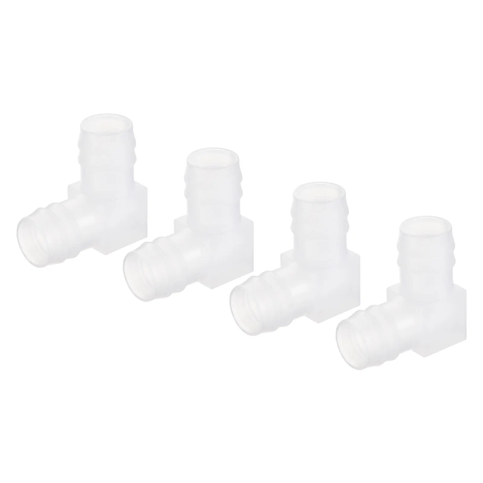 

uxcell Barb Hose Fitting, 18mm Barbed Dia. Plastic Elbow Coupler Reducer Quick Connector Adapter, Pack of 4