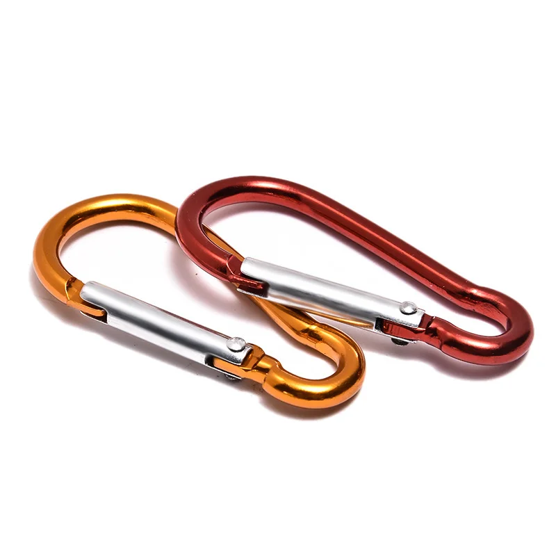 Lot De 18 Petits Mousquetons Colorés En Aluminium – Porte-clés, Camping, Randonnée, Sac à Dos – Longueur 3.8 Cm