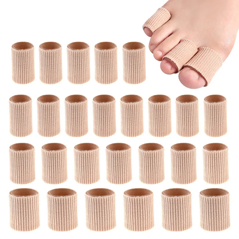 Fabric Toe Separator Finger Protector Applicator Corn Callus Remover Bunion Corrector Pedicure Tools Pain Relief Tube Foot Care