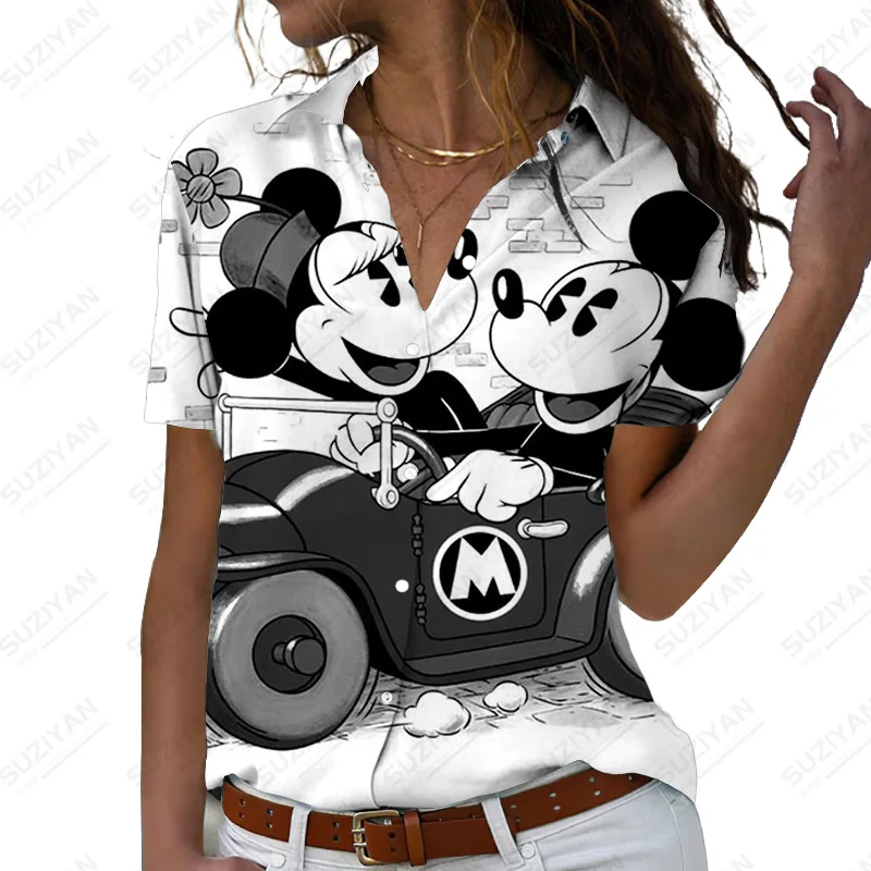 

Модная рубашка с коротким рукавом, Повседневная рабочая одежда, блузки, темпераментный Повседневный Топ с лацканами, Женские топы и блузки