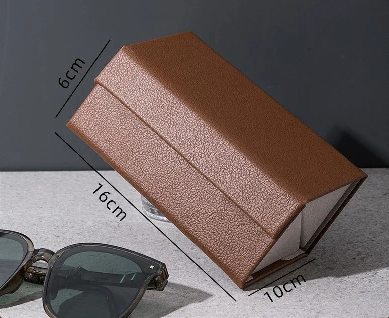Sunglasses Travel Case, Foldable 5 Slot Eyeglass Organizer