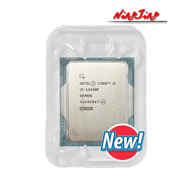 Intel Core i5-13400F New i5-3400F 2.5 GHz Ten cores - sixteen threads CPU  Processor 10NM L3=20M 65W LGA 1700