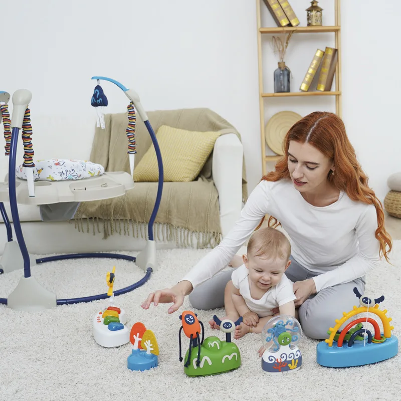 LazyChild Baby Bouncing Chair Bouncing Swing Chair Baby Jumping Fitness Frame Enhance Leg Strength New children swing toys