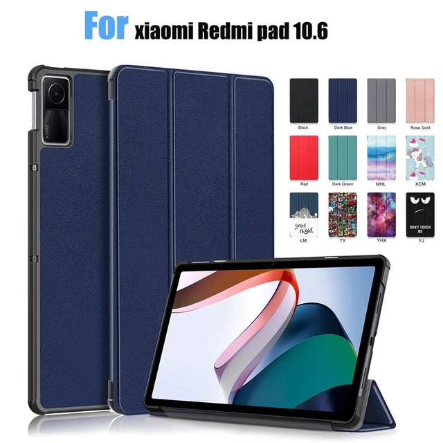 Smart Case for Xiaomi RedMi Pad 2022 10.61 Magnetic Filp Stand Cover Tablet  Funda for RedMi Pad SE 2023 Case 11 inch+Film+Pen - AliExpress