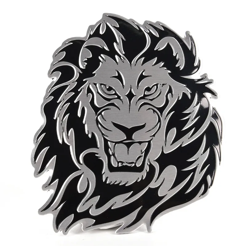 

1PC 3D High Quality Car Aluminum Alloy Sticker Personality Lion Auto Logo Badge Emblem Tail Decal Water-proof Aluminum Alloy