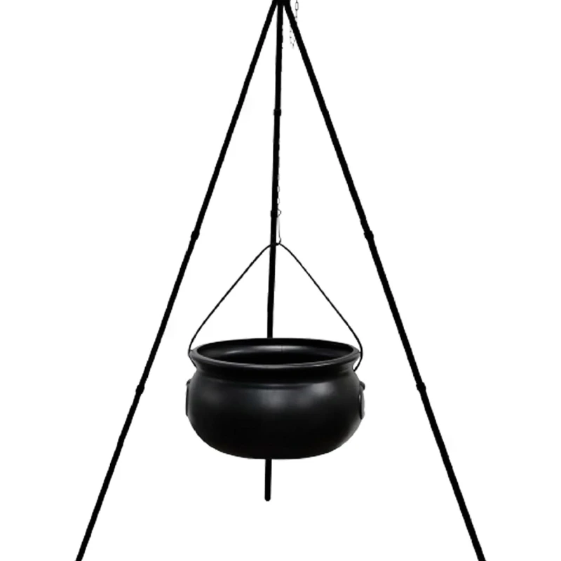 

Halloween Party Essential Witch Cauldron with Green Lightsfor Festive Decoration