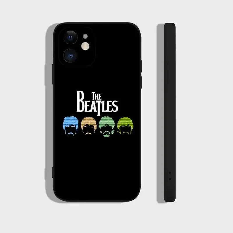 Band T-The B-Beatles Phone Case For iPhone 15,14,13,12,11 Plus,Pro,Max,XR,XS,X,7,8 Plus,SE,Mini Silicone Soft