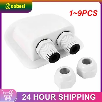 캠핑카 태양광 정션 박스, 지붕 와이어 입구 태양광 케이블, 캠핑카 액세서리, 모터홈 정션 박스 RV, 1 ~ 9 개