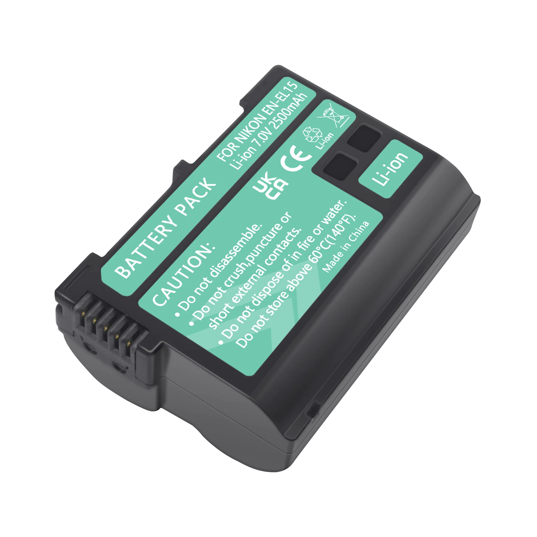 Bateria e Carregador Duplo Usb para Nikon En-el15 El15 En-el15a en El15a El15a D850 D810 D810a D750 D500 D7500 D7200 D7100 - Image 6