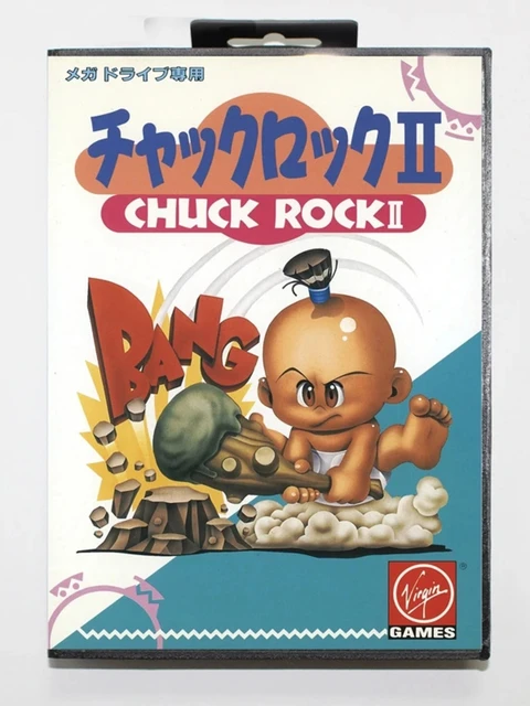 チャックロックII MD メガドライブ メガドライブ コアデザイン チャックロックⅡ / Chuck Rock Ⅱ