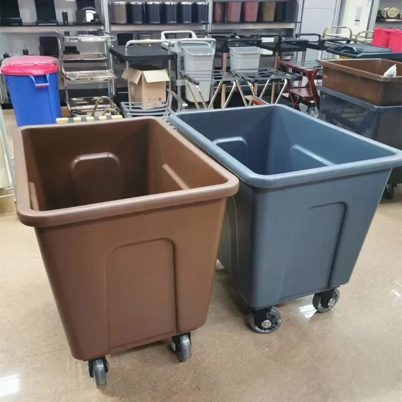 

Southern Plastic Linen Cart Multifunctional Thickening Hotel Room Cleaning Service Car Silent Wheeled Cart
