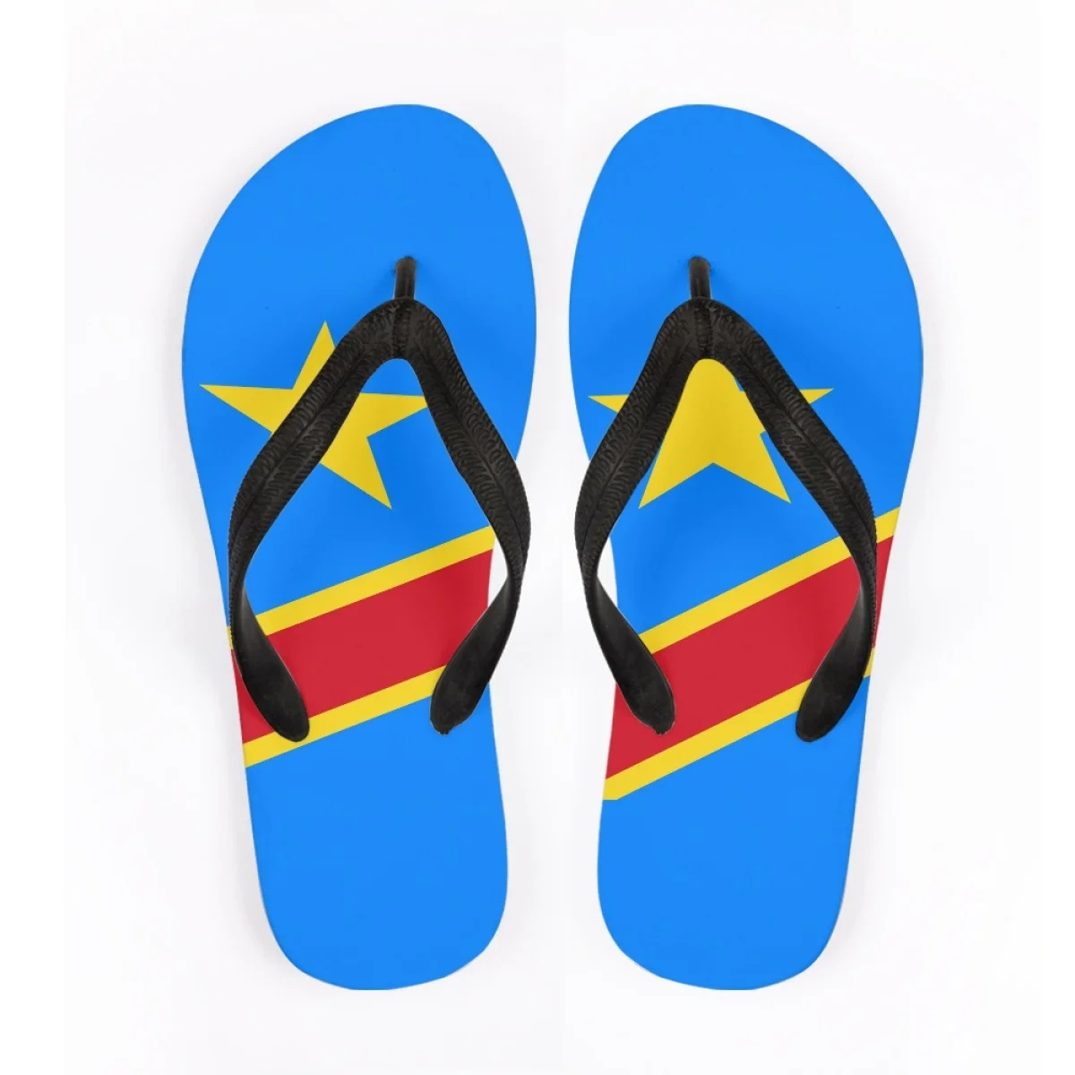 

Новинка, модные женские шлепанцы с флагом страны Конго, Нескользящие пляжные тапочки с мягкой подошвой и противоскользящим покрытием, повседневные шлепанцы для морского берега