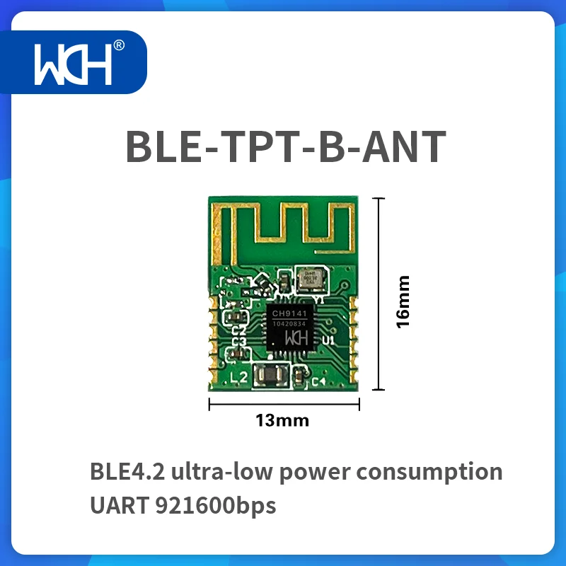 2Pcs/Lot CH9141 Evaluation Board BLE4.2 ultra-low power consumption UART 921600bps