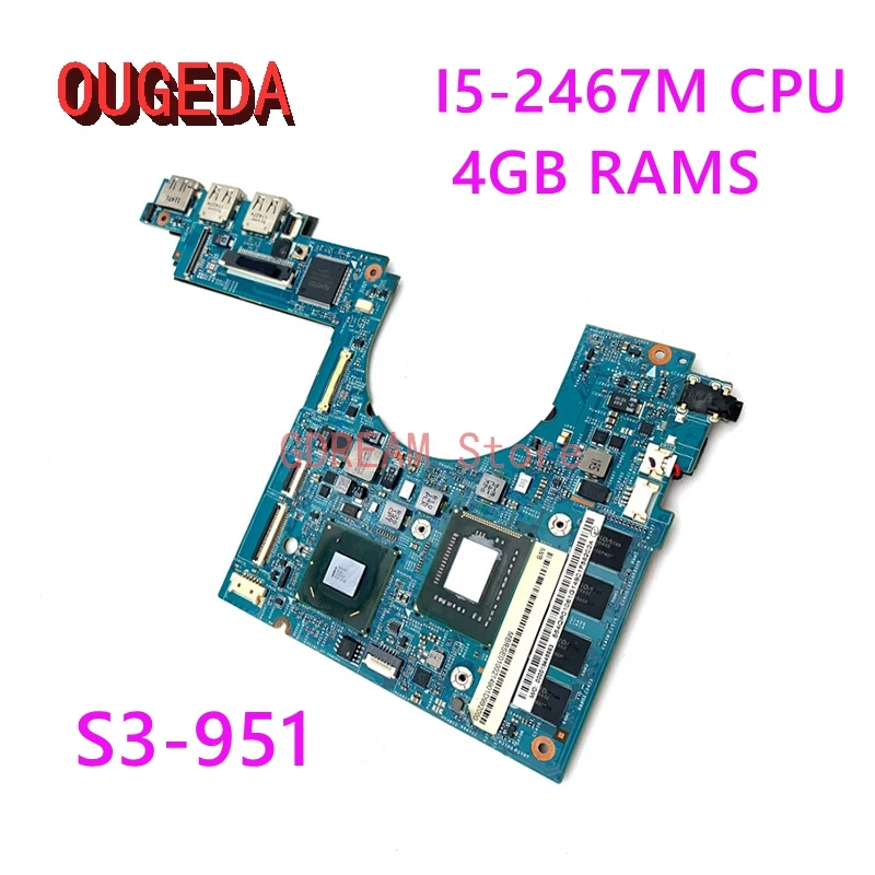 

Материнская плата OUGEDA для ноутбука Acer aspire 5740 5740G HM55 DDR3 HD5650, 48.4GD01.01M MBPRF01001 MB.PRF01.001