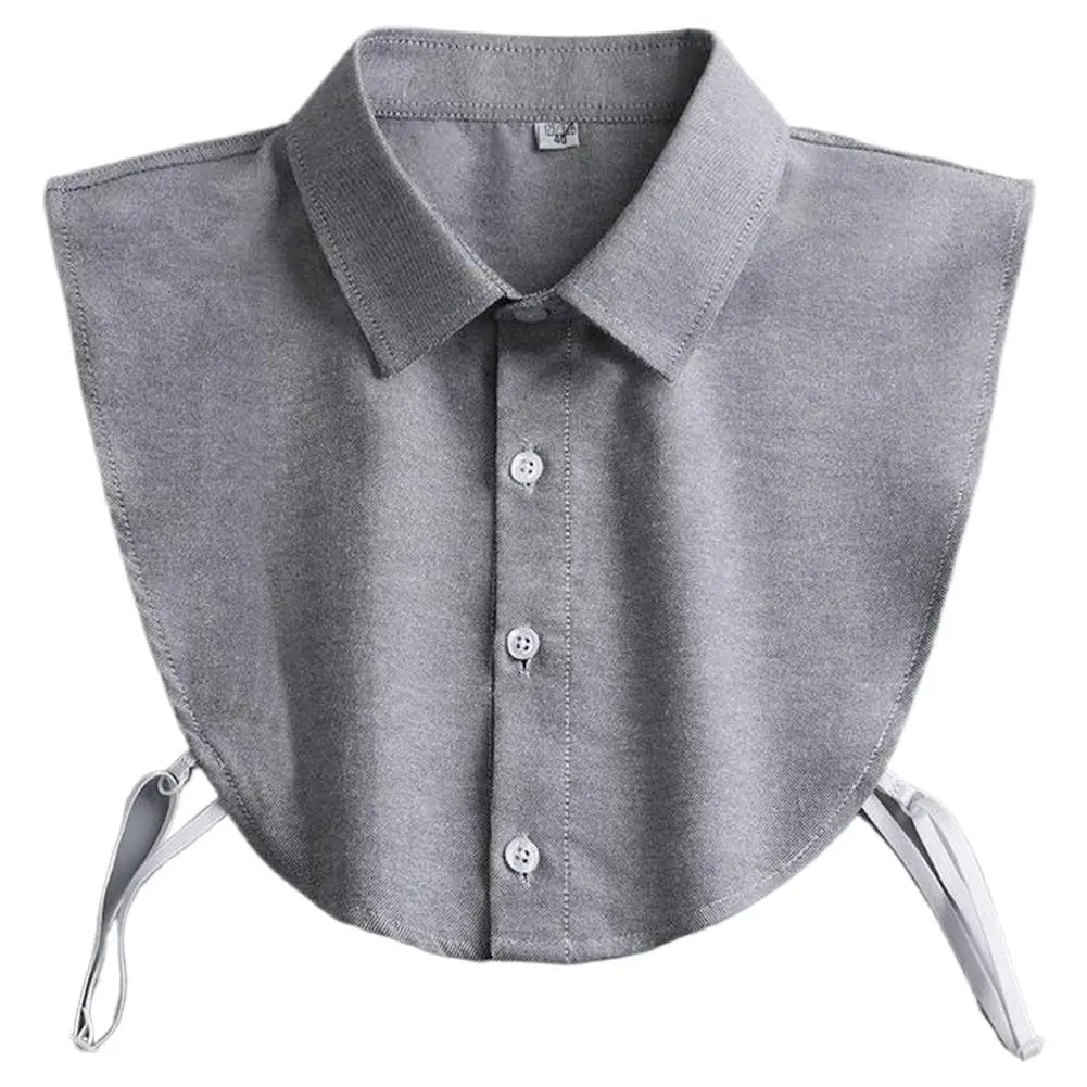 Mehrfarbige klassische Halbhemden mit künstlichem falschem Kragen, abnehmbare DK JK-Kragenbluse, halbe Hemden, abnehmbarer gefälschter Kragen für Damen – Detail 16