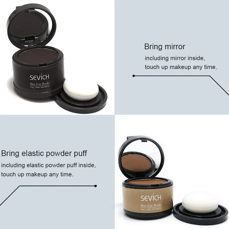 Hair Coloring Product Beard Coloring Pen Waterproof Beard Filler Beard Hair Shadow Powder Root Cover Up Concealer Fill In Thinning Instantly Modify Fluffy Powder