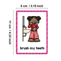 12 Thems Kids Montessori English Words Learning Cards High Frequency Words Vocabulary Building Teaching Aids Classroom Toys 2