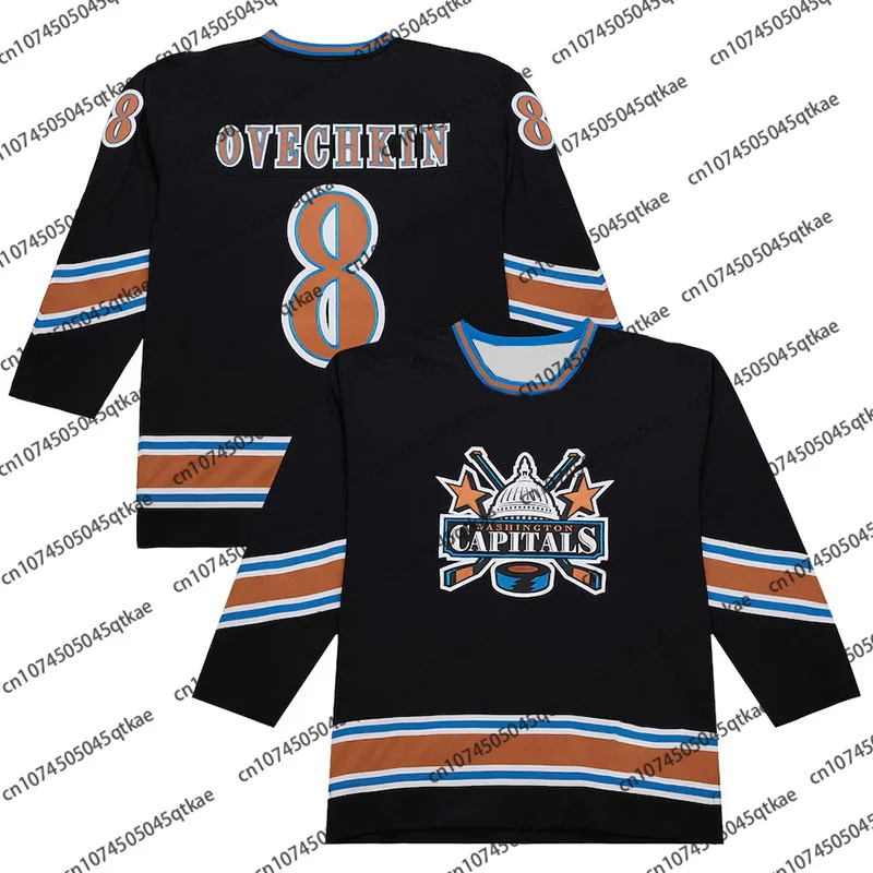 Alexander Ovechkin Washington Capitals 2005 Ice Hockey Jersey Women Men Oversized Loose Breathable Sport Long Sleeve Kids