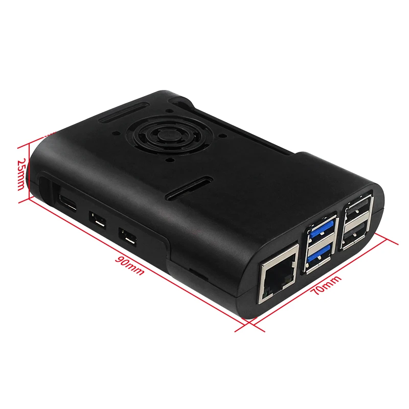 Raspberry Pi 5 ABS Case Plastic Cooling Shell Optional Active Cooler Aluminum He