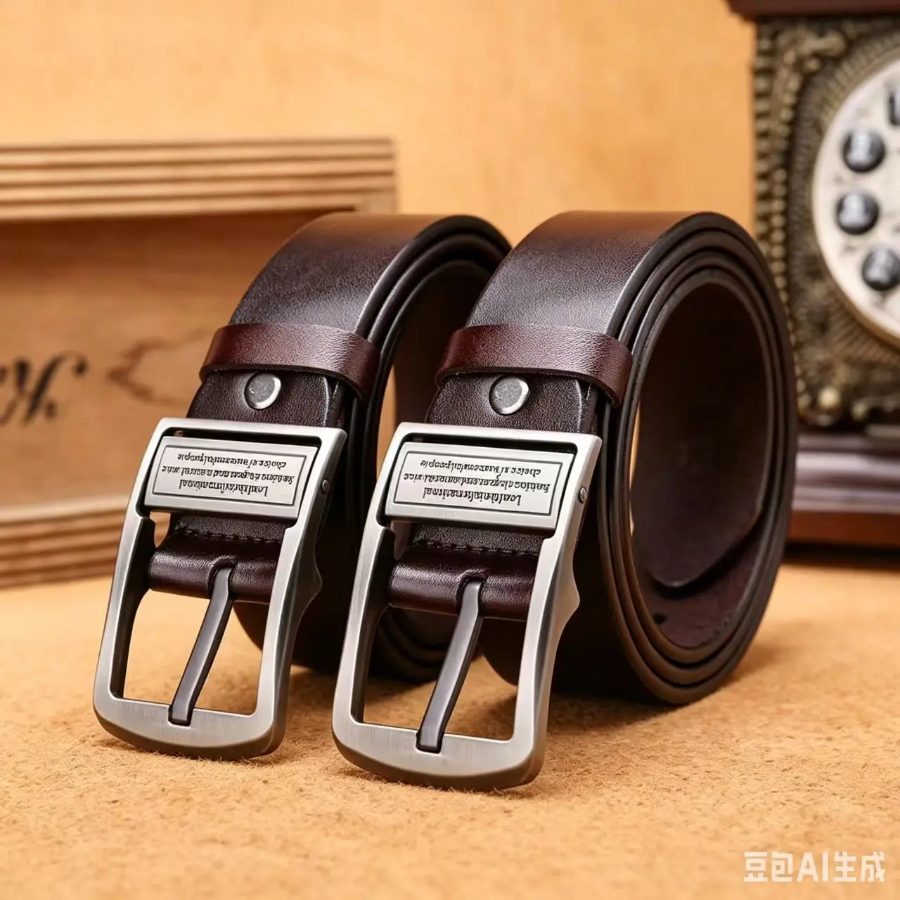 Men's Luxury Leather Belt with Metal Alloy Pin Buckle - Fashionable Business Casual Strap