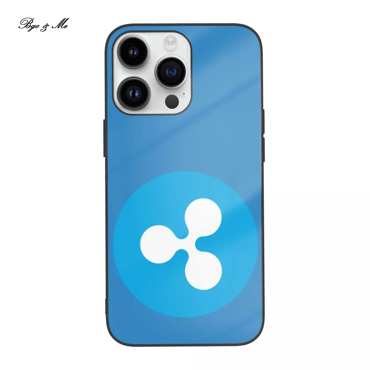 Ripple Xrp Icon Tpu Glass Per Custodia Magsafe Per Iphone 15 13 12 Pro X Xs Max Plus Cover Morbida Placcatura