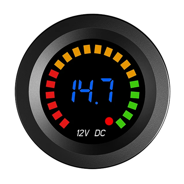 DC 5V-36V Auto Spannungs messer Motorrad Boot LED Digital Voltmeter Panel  Volt Meter Monitor Messgerät Display Autozubehör