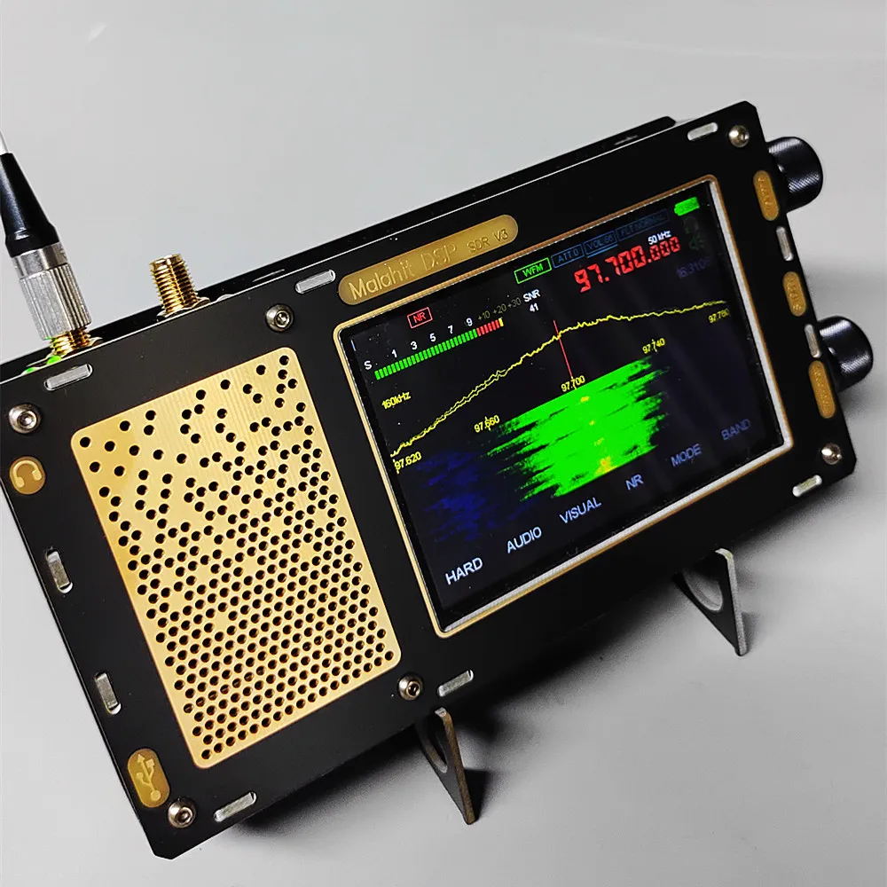 Malahit DSP SDR 受信機 10k〜1999MHZ 広帯域 New V3 Malachite Radio Dual Antenna Latest Version 1.10D