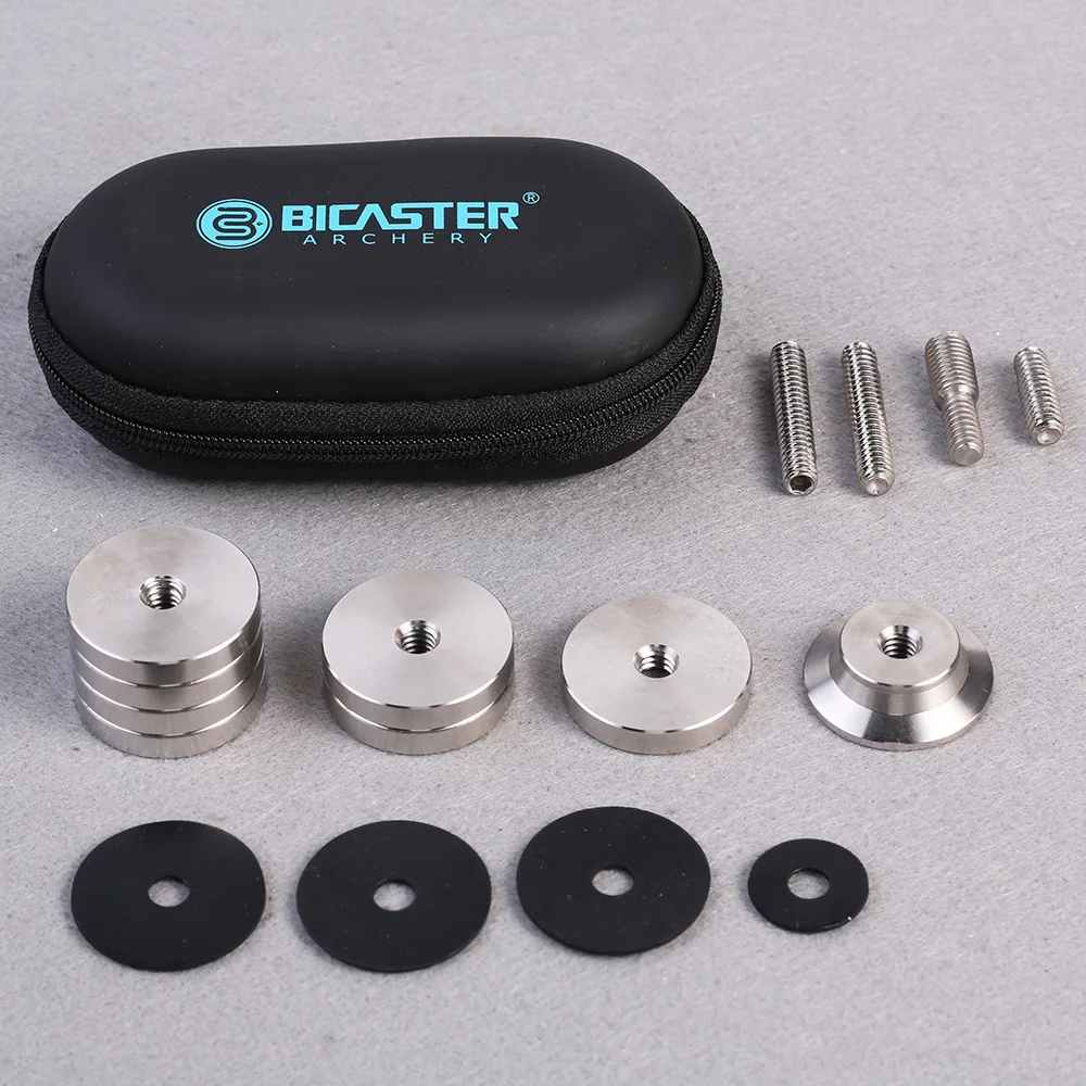 

1set Compound Bow Stabilizer Weight Stainless steel Counter weight Kit Balance Weight for Archery Recurve Bow Accessories