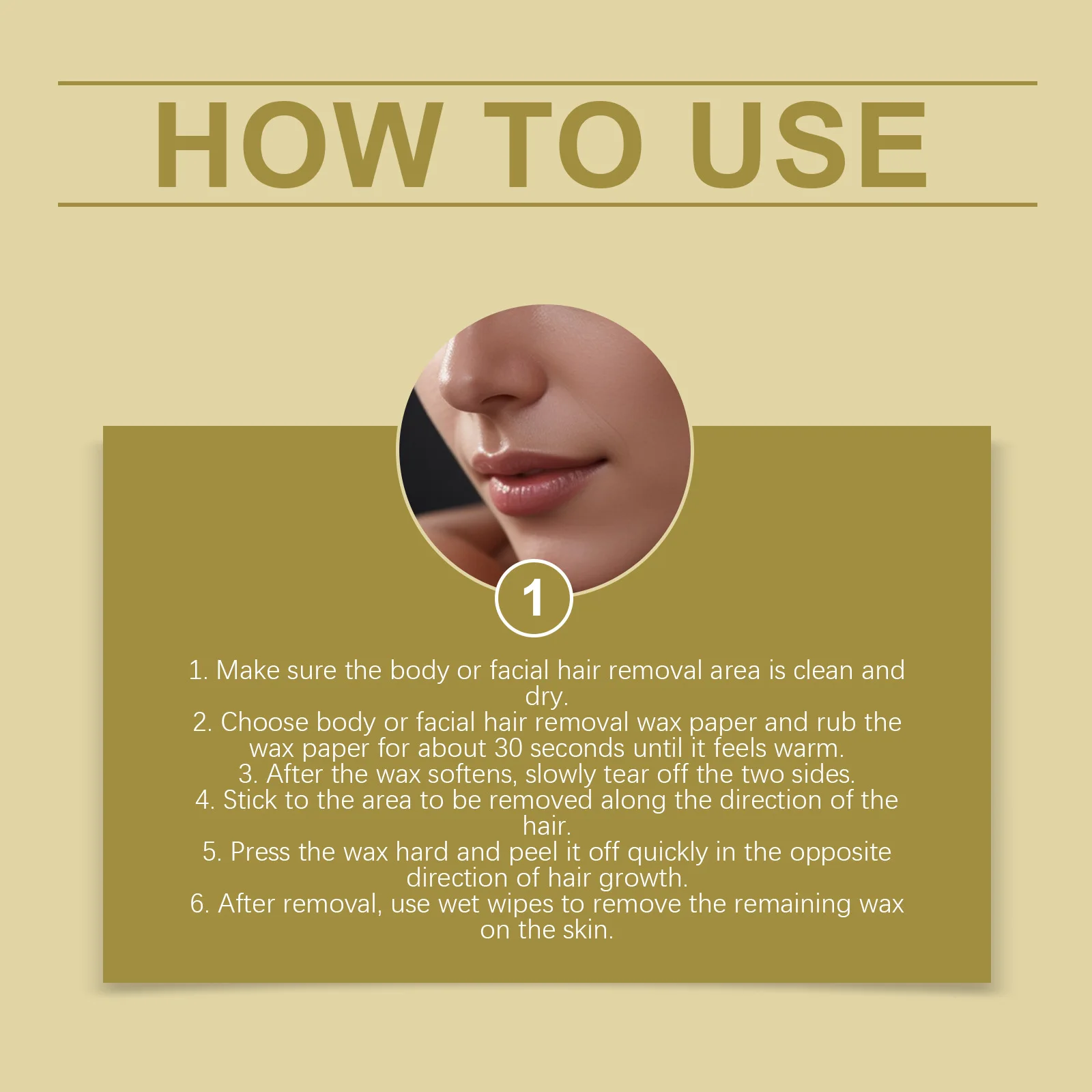 Facial & Body Wax Strips 6
