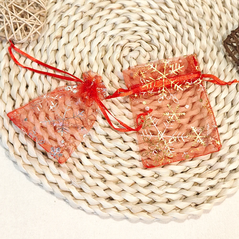 Snowflake Organza Gift Bags – Drawstring Pouches for Jewelry & Candy S87d8d09cdc0a41f3b98f13ce2775ffc3E