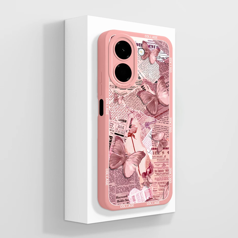 Stylish Gradient Love Heart Moon Soft Bumper Case - Anti-Slip & Antifouling Design