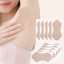 10 Pieces Underarm Sweat Pads Breathable Skin Friendly Sweat Protector Pads