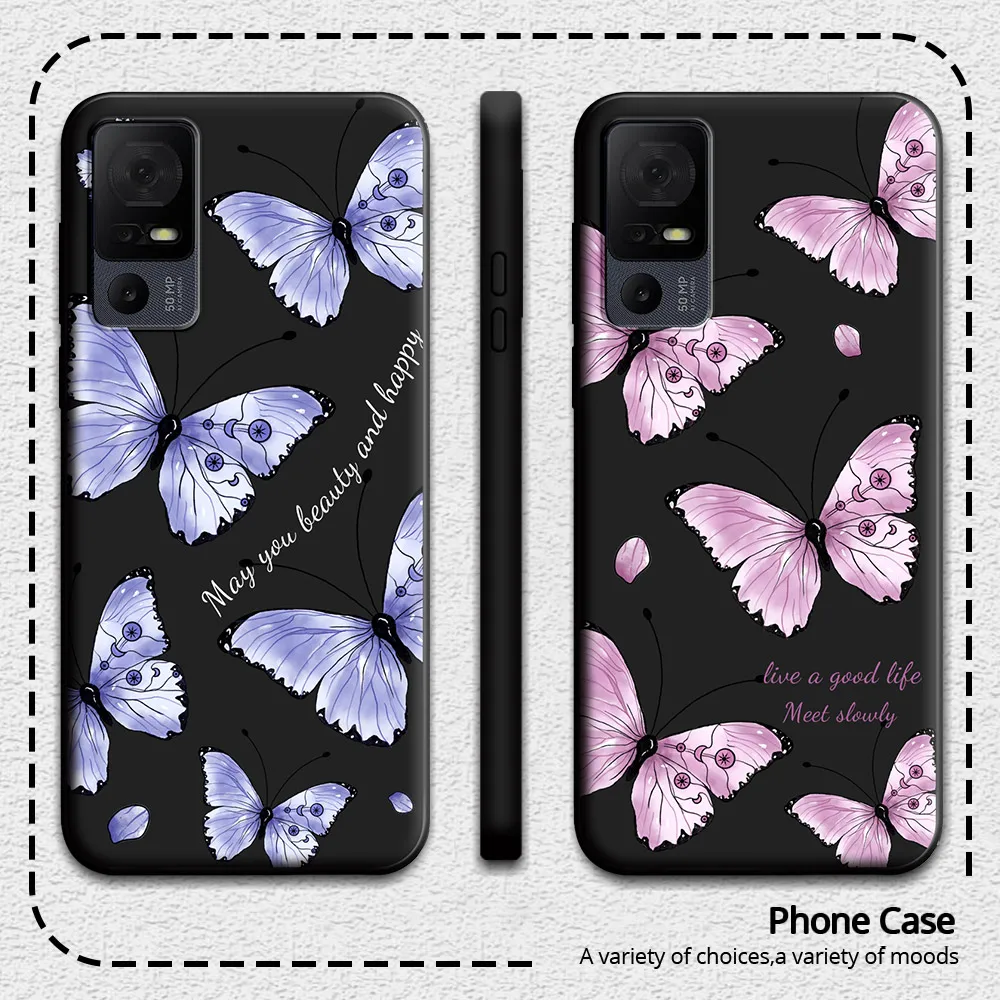 For Lively Jitterbug Smart4 Case Floral Soft Silicone Couple