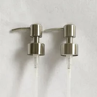 Hand Liquid Soap Pump Dispenser Nozzle for Bathroom Kitchen Stainless Steel Foam Sink Liquid Soap Nozzle Bathroom Accessories 1