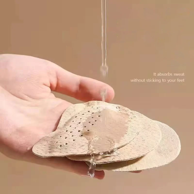 2 쌍 샌들 미끄럼 방지 스티커 여성용 앞발 패드 하이힐 통증 완화 삽입 깔창 발가락 쿠션 풋 케어 신발 패드