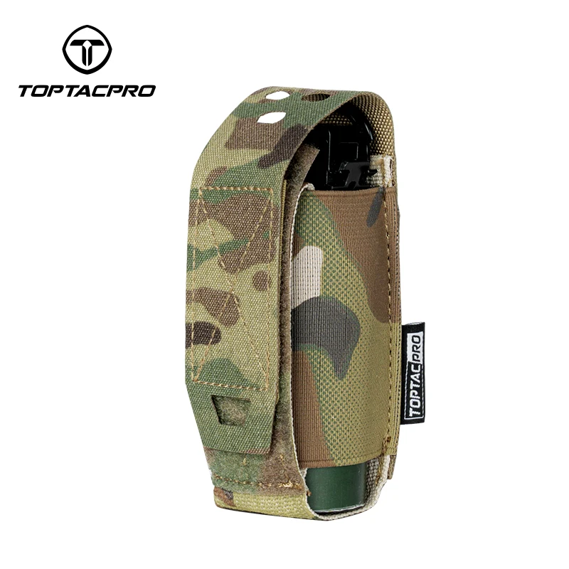 Borsa Tattica TOPTACPRO Flashbang, Porta Attrezzi Modulare MOLLE, Mimetica, Da Caccia