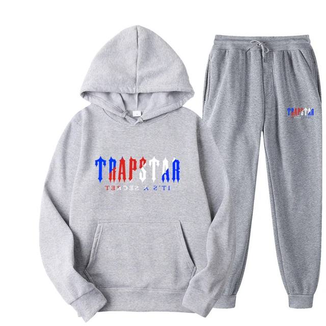 Trapstar-chándal de algodón para hombre y mujer, conjunto de Sudadera con  capucha y pantalones de chándal, ropa de marca de invierno - AliExpress