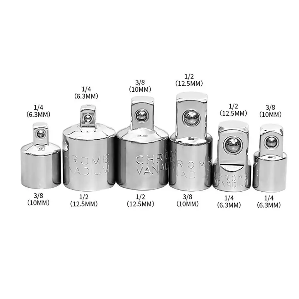 Steel Socket Adapter 1/4 3/8 1/2 Inch for Mechanics and DIY