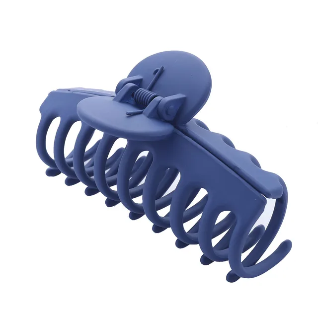 Women Girls Geometric Hair Claw Clamps Metal Hair Crab Moon Shape Hair Claw Clip Solid Color Hairpin Large Size Hair Accessories SG553