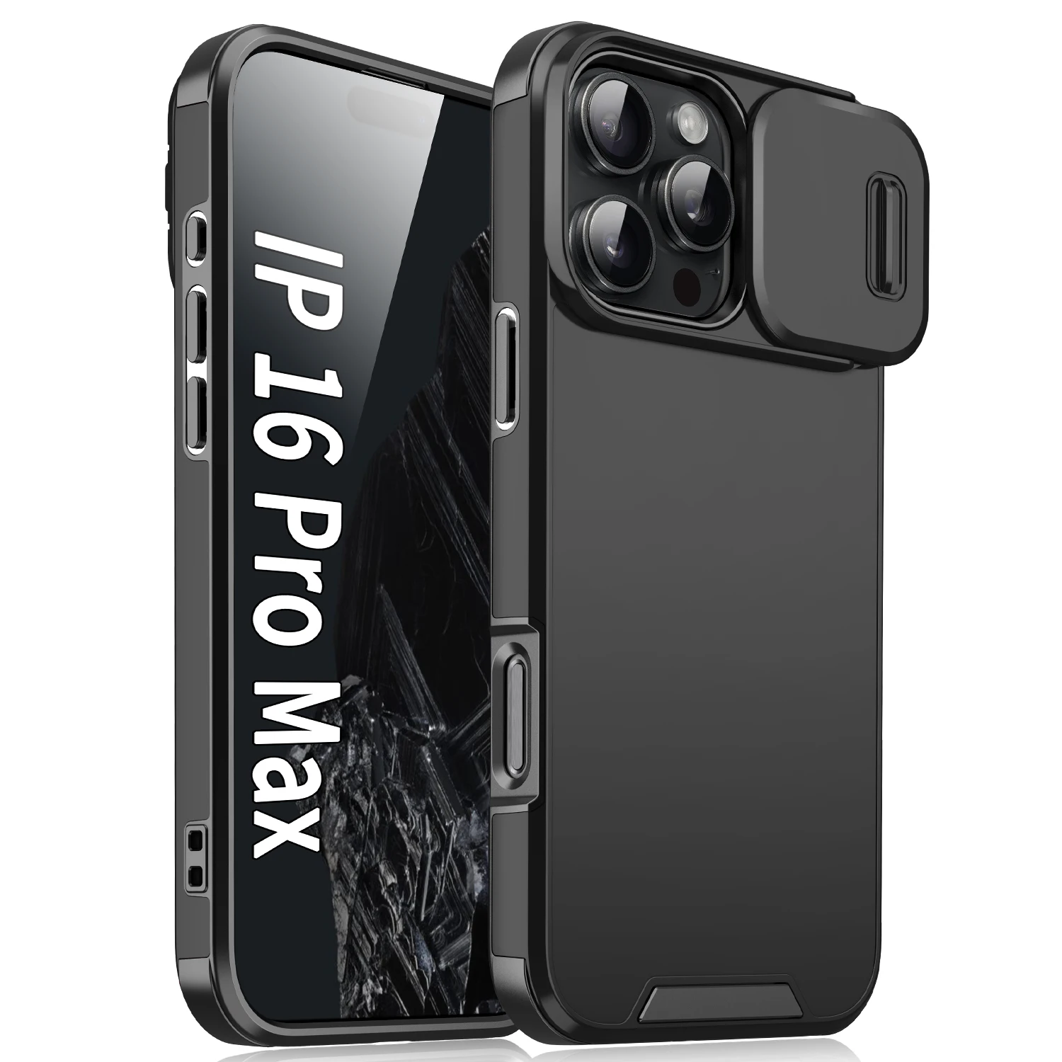 Candy Color Silicone Armor Case with Slide Camera Protection - Bumper Defender Cover